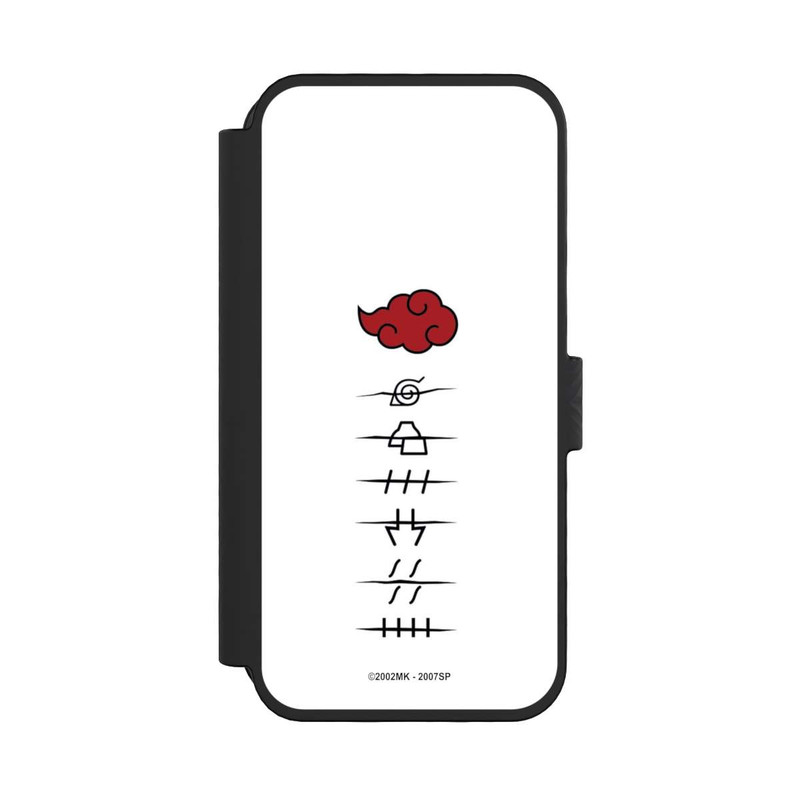 iPhone 16 Pro NIVOflip Akatsuki member symbols white