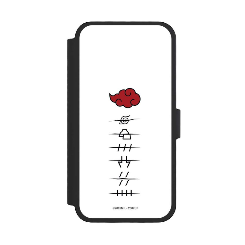 iPhone 16 Pro NIVOflip Symboles blancs des membres d'Akatsuki