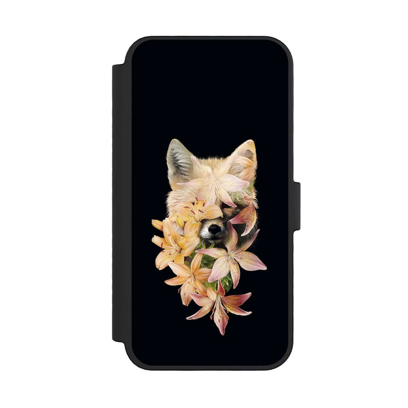 iPhone 16 Pro NIVOflip Blumen-Fuchs
