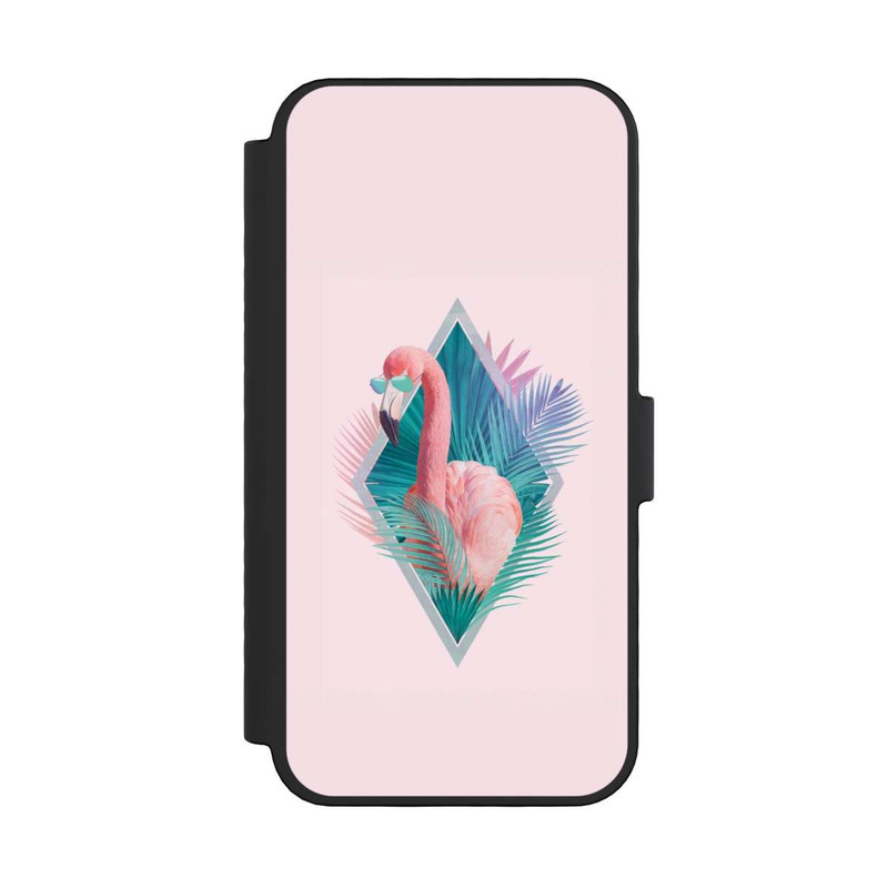 iPhone 16 Pro NIVOflip Tropische Pflanzen Flamingo