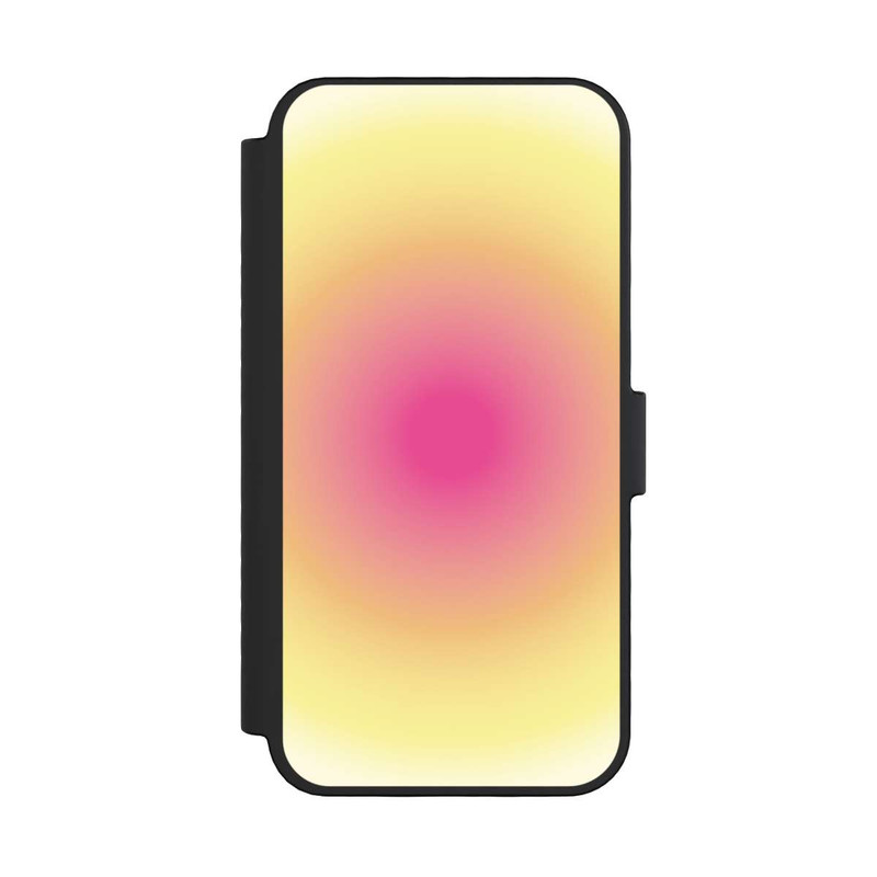 iPhone 16 Pro NIVOflip Aura yellow pink circle