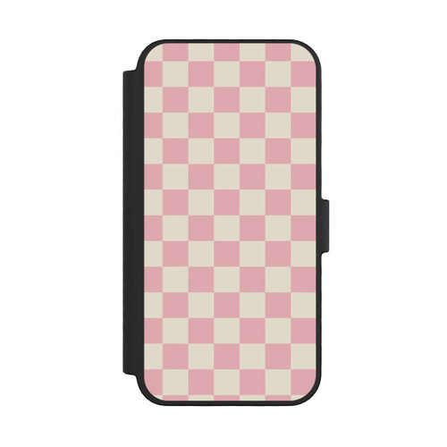 Apple iPhone 16 Pro NIVOflip Schachbrett Rosa