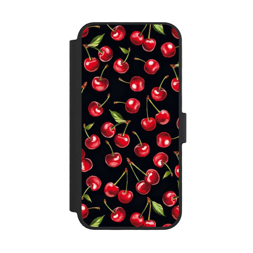 Apple iPhone 16 Pro NIVOflip Kirschmuster Schwarz mit KI