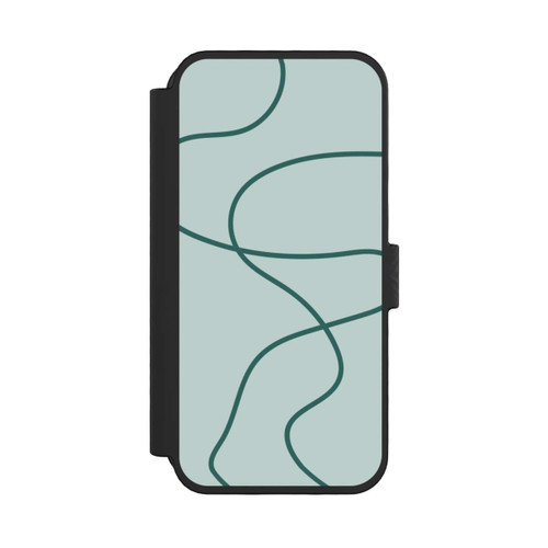 Apple iPhone 16 Pro NIVOflip Blaue Dünne Linien