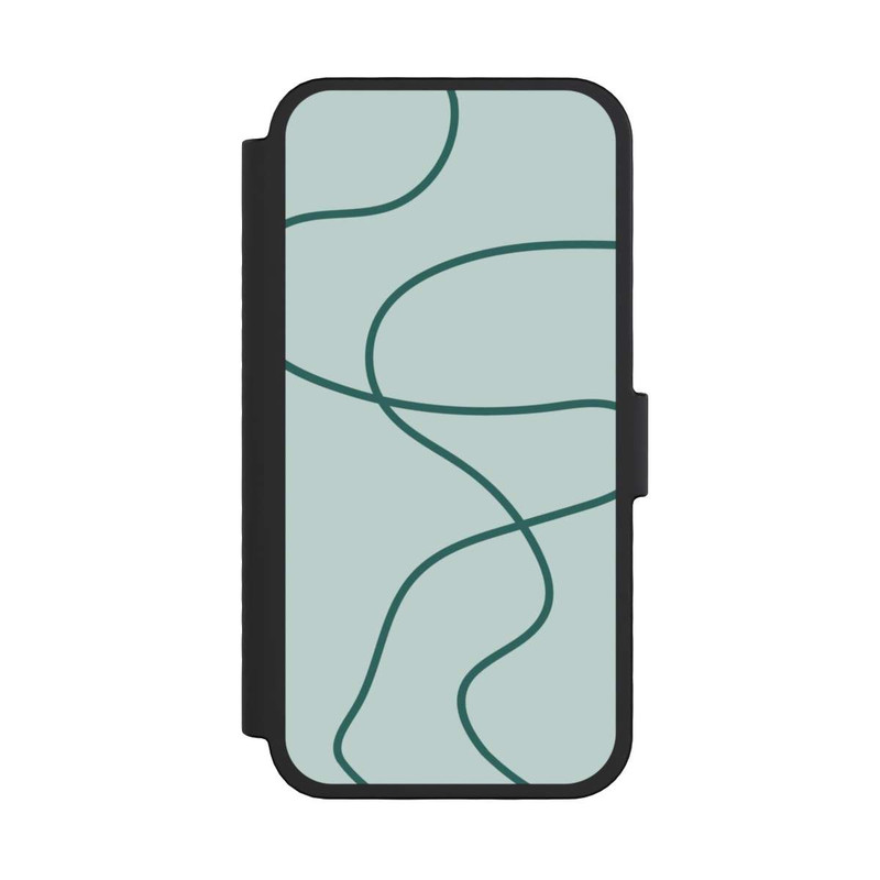 iPhone 16 Pro NIVOflip Blaue Dünne Linien