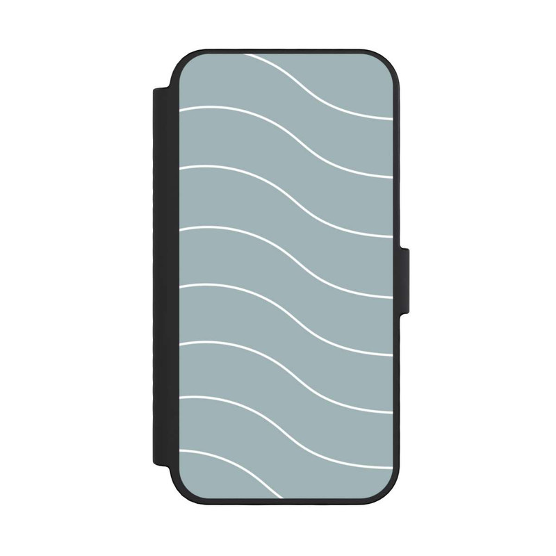 iPhone 16 Pro NIVOflip Trendy Lines White Green