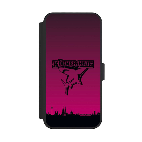 Apple iPhone 16 Pro NIVOflip Kölner Haie Skyline Pink