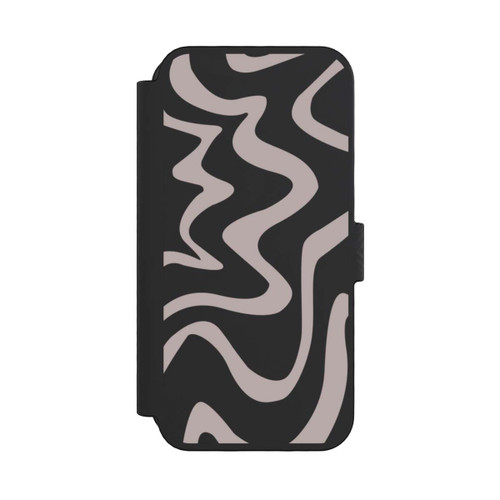 Apple iPhone 16 Pro NIVOflip Linien Wellig Transparent