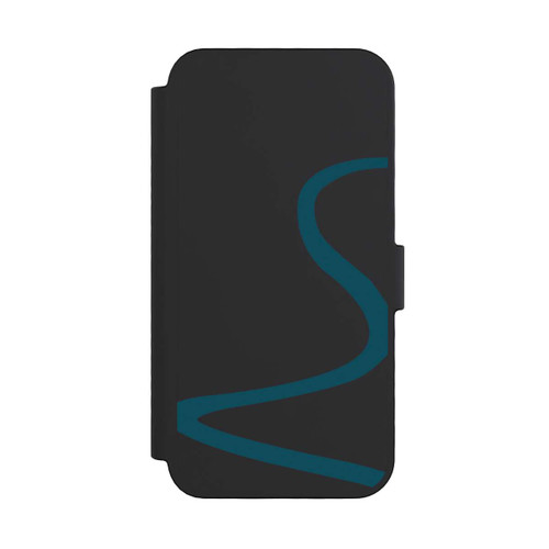 Apple iPhone 16 Pro NIVOflip Blaue Linie Transparent