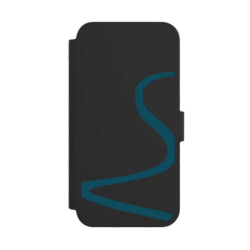 iPhone 16 Pro NIVOflip Blaue Linie Transparent