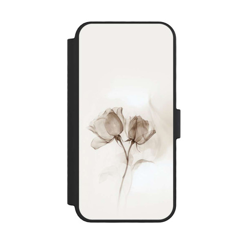 Apple iPhone 16 Pro NIVOflip Braune Rose Blume Nebel