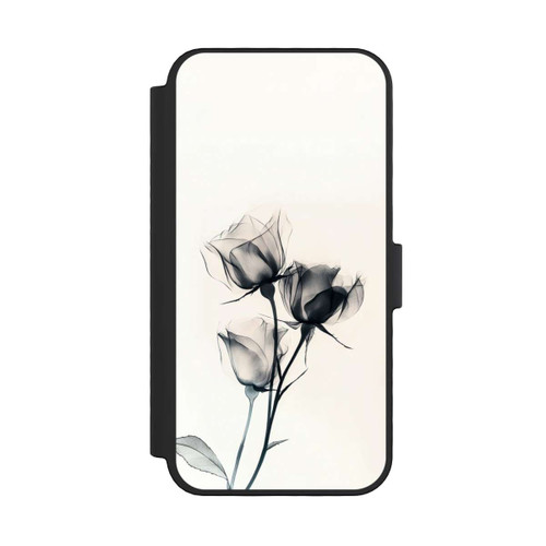 Apple iPhone 16 Pro NIVOflip Schwarze Blume