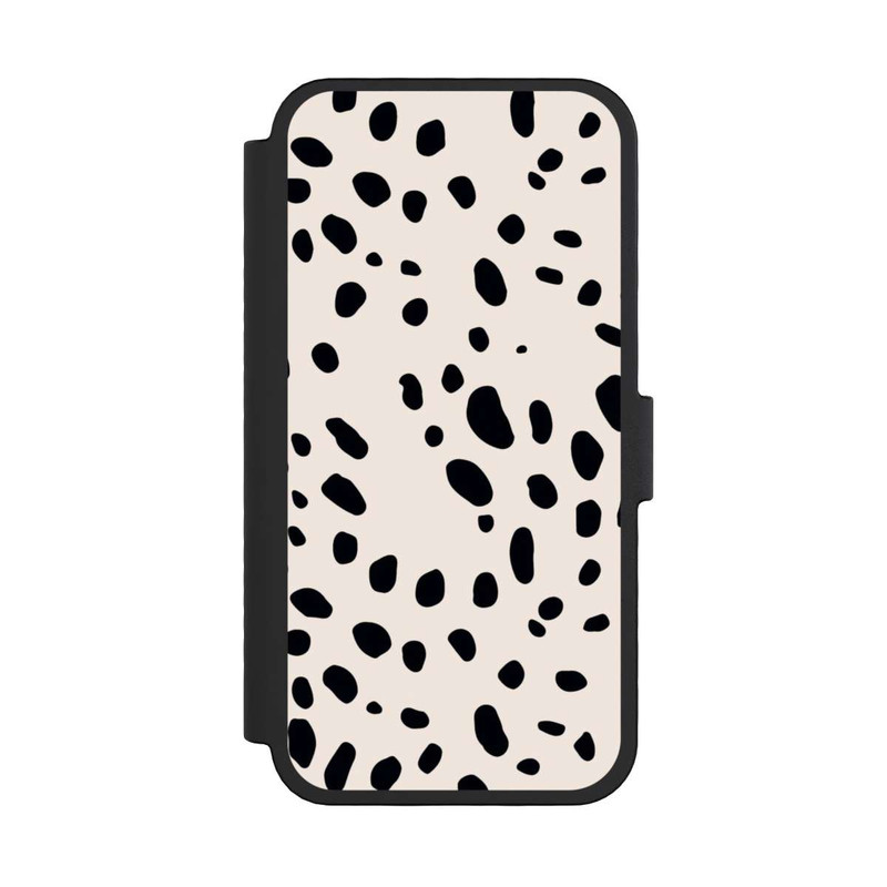 iPhone 16 Pro NIVOflip Tiermuster Gepard Schwarz