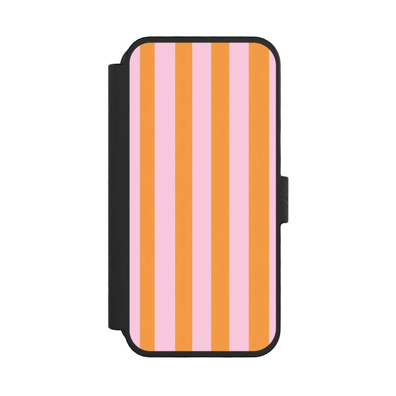 iPhone 16 Pro NIVOflip Orange And Pink Stripes