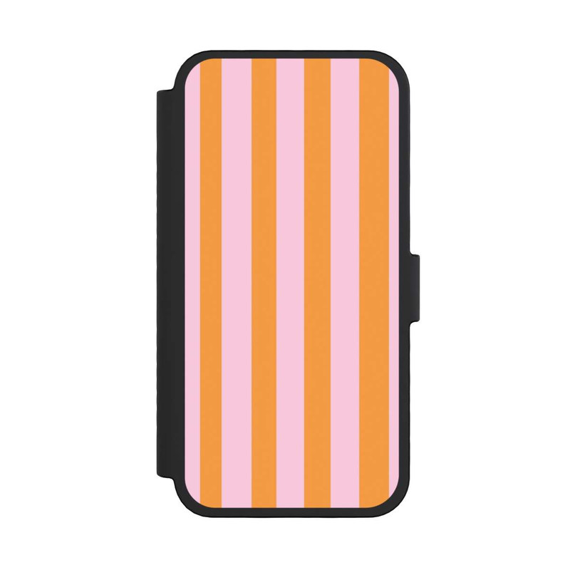 iPhone 16 Pro NIVOflip Orange And Pink Stripes