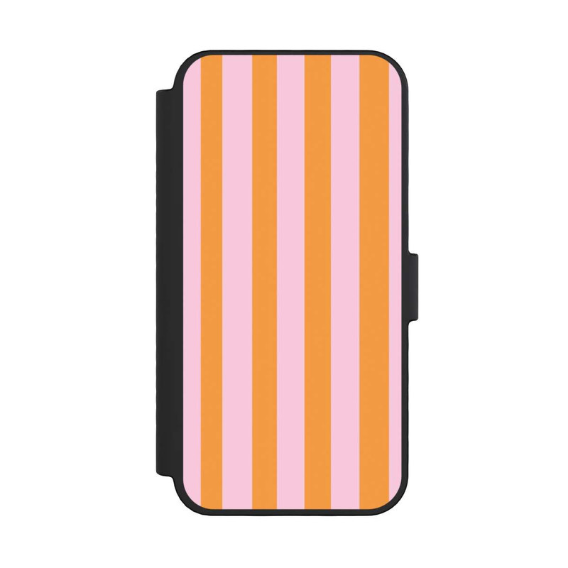 iPhone 16 Pro NIVOflip Orange And Pink Stripes