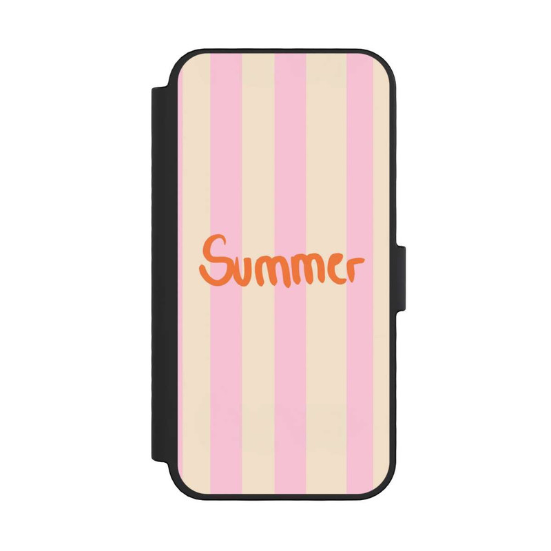 iPhone 16 Pro NIVOflip Summer Pink And Orange Stripes