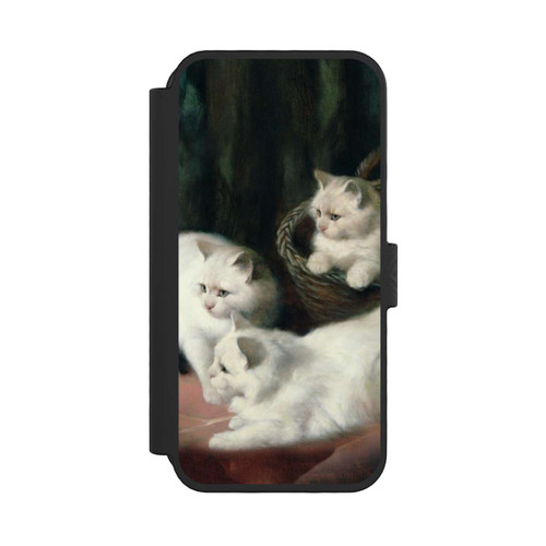 Apple iPhone 16 Pro NIVOflip Three White Angora Kittens