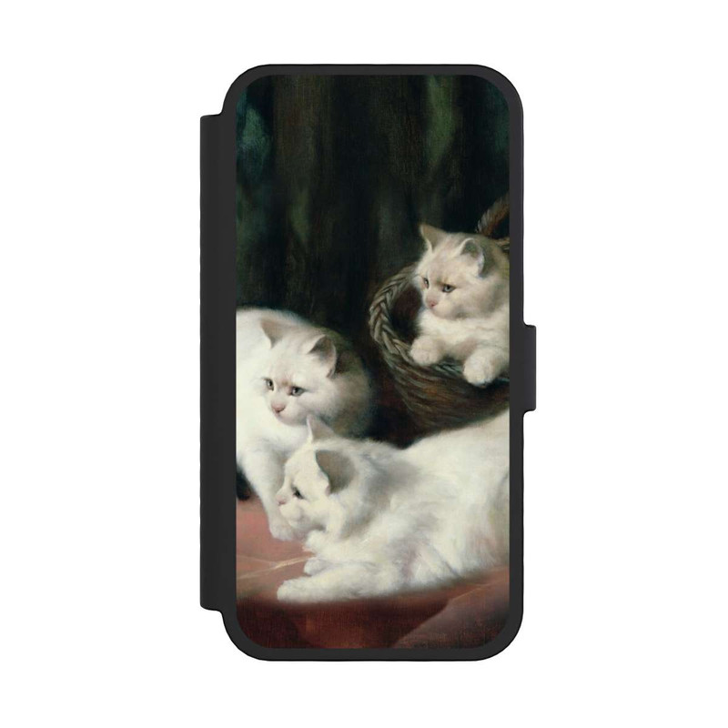 iPhone 16 Pro NIVOflip Three White Angora Kittens