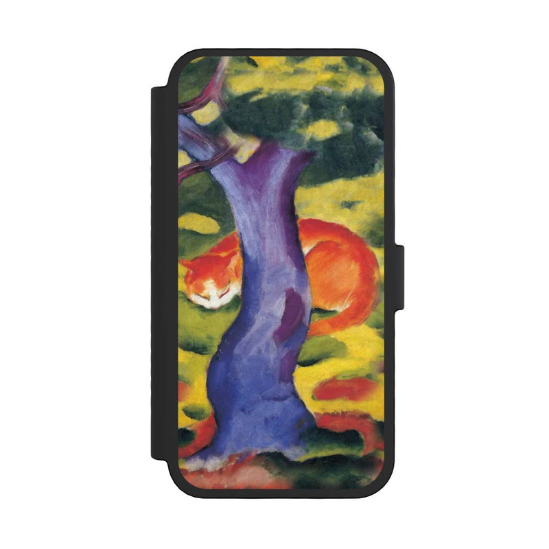iPhone 16 Pro NIVOflip Katze hinter Einem Baum von Franz Marc