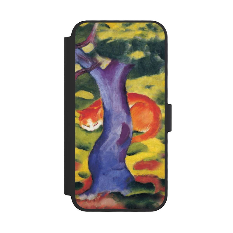 iPhone 16 Pro NIVOflip Cat Behind Tree by Franz Marc