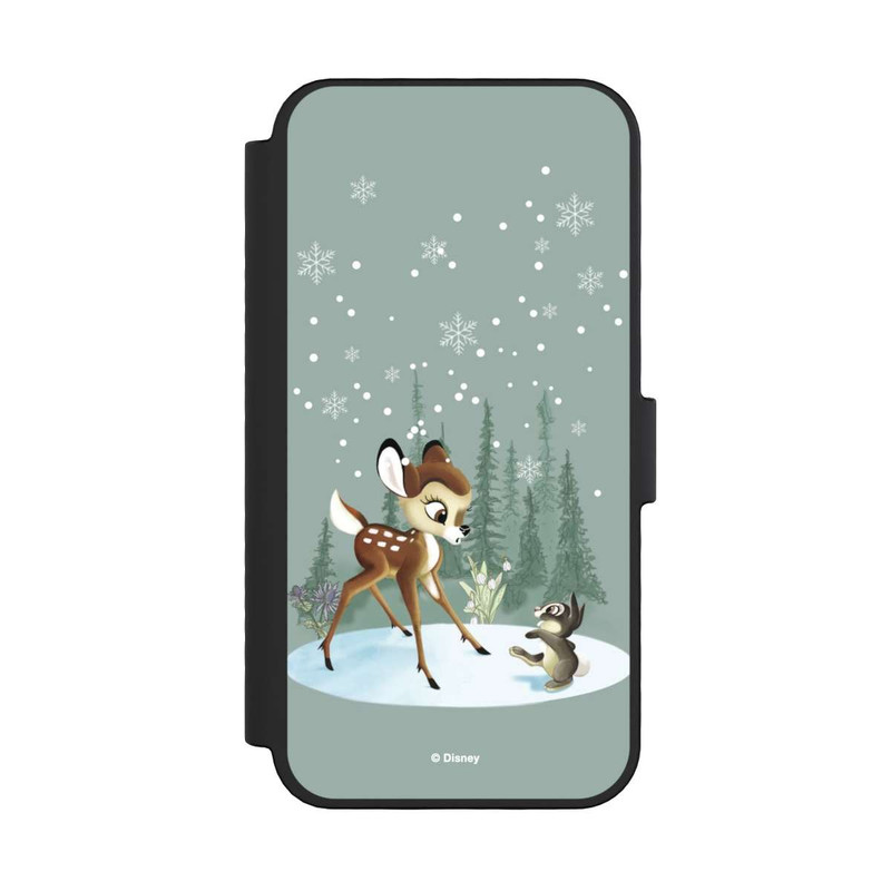 iPhone 16 Pro NIVOflip Bambi et Panpan Monde Hivernal