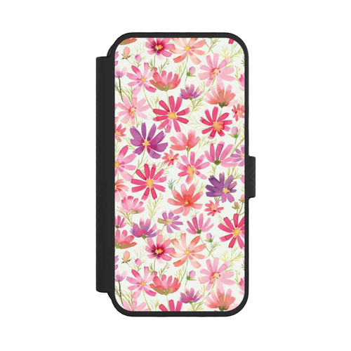 Apple iPhone 16 Pro NIVOflip Boho Cosmos Flowers Purple