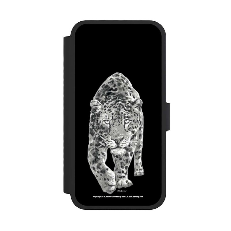 iPhone 16 Pro NIVOflip Leopard Schwarz