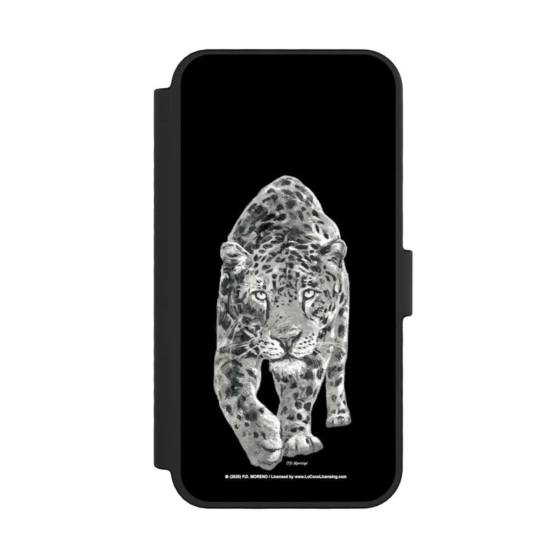 iPhone 16 Pro NIVOflip Leopard Schwarz
