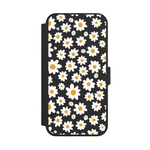 Apple iPhone 16 Pro NIVOflip Daisy Flower Seamless Pattern Transparent