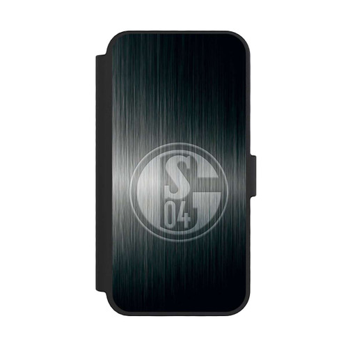 Apple iPhone 16 Pro NIVOflip Schalke 04 Metall Look