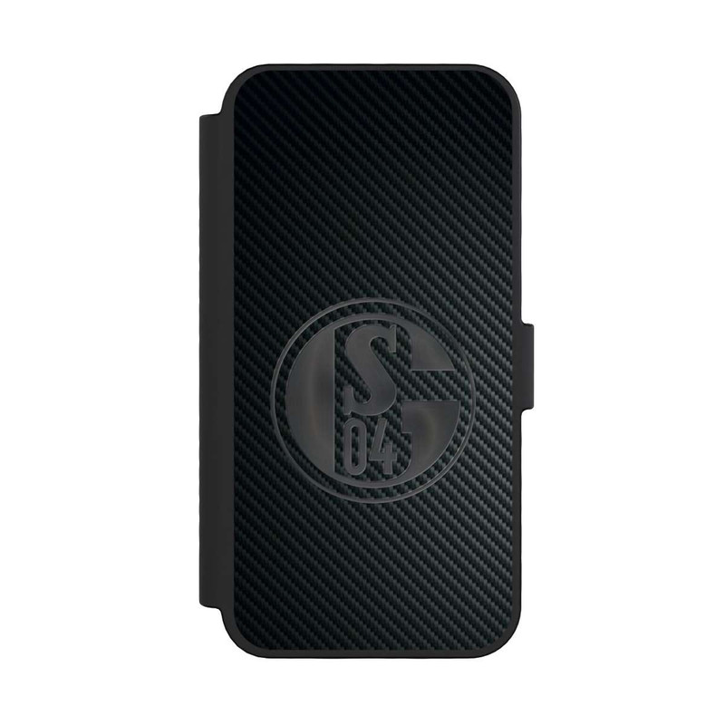 iPhone 16 Pro NIVOflip Schalke 04 Carbon Look