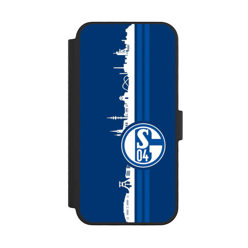 Apple iPhone 16 Pro NIVOflip Schalke 04 Skyline Blau