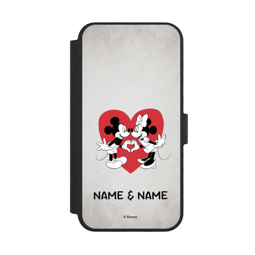 Apple iPhone 16 Pro NIVOflip Minnie und Micky Personalisierbar