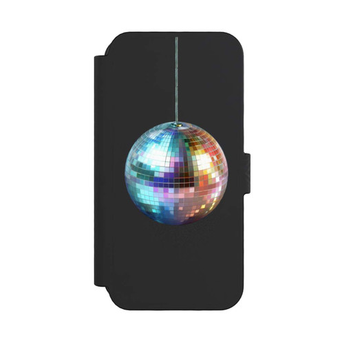 Apple iPhone 16 Pro NIVOflip Discokugel Party Blau Gold Transparent mit KI