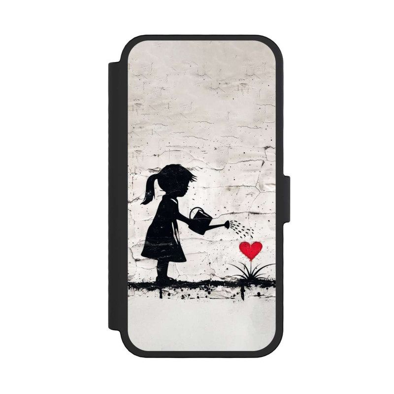 iPhone 16 Pro NIVOflip Girl Watering Bunch of Flowers 