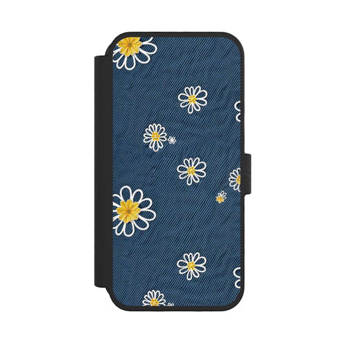 Apple iPhone 16 Pro NIVOflip Jeans Flowers Pattern with AI