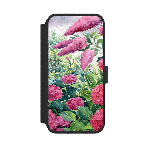 Apple iPhone 16 Pro NIVOflip Garden Hydrangeas and Buddleia by Christopher Ryland