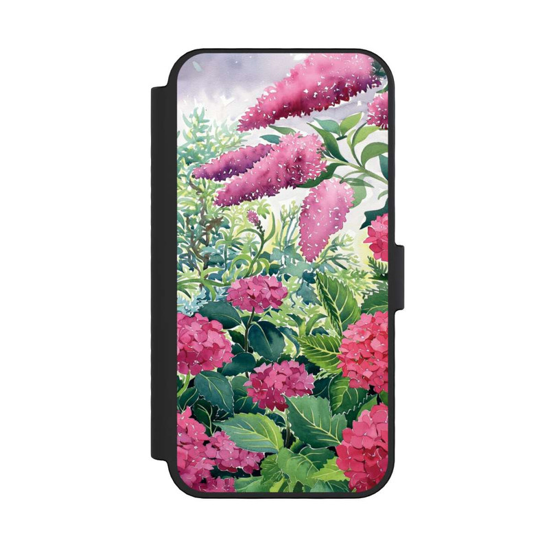 iPhone 16 Pro NIVOflip Garden Hydrangeas and Buddleia by Christopher Ryland