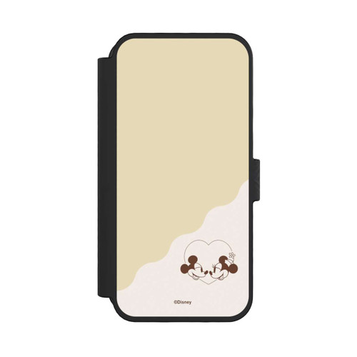 Apple iPhone 16 Pro NIVOflip Mickey and Minnie Love Heart Beige