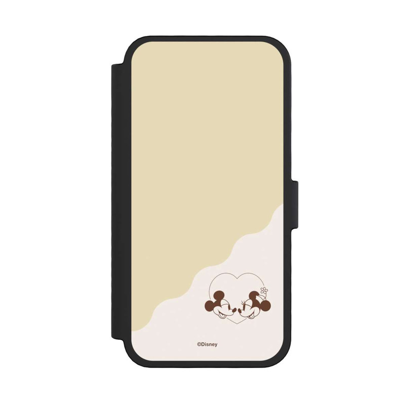 iPhone 16 Pro NIVOflip Mickey and Minnie Love Heart Beige