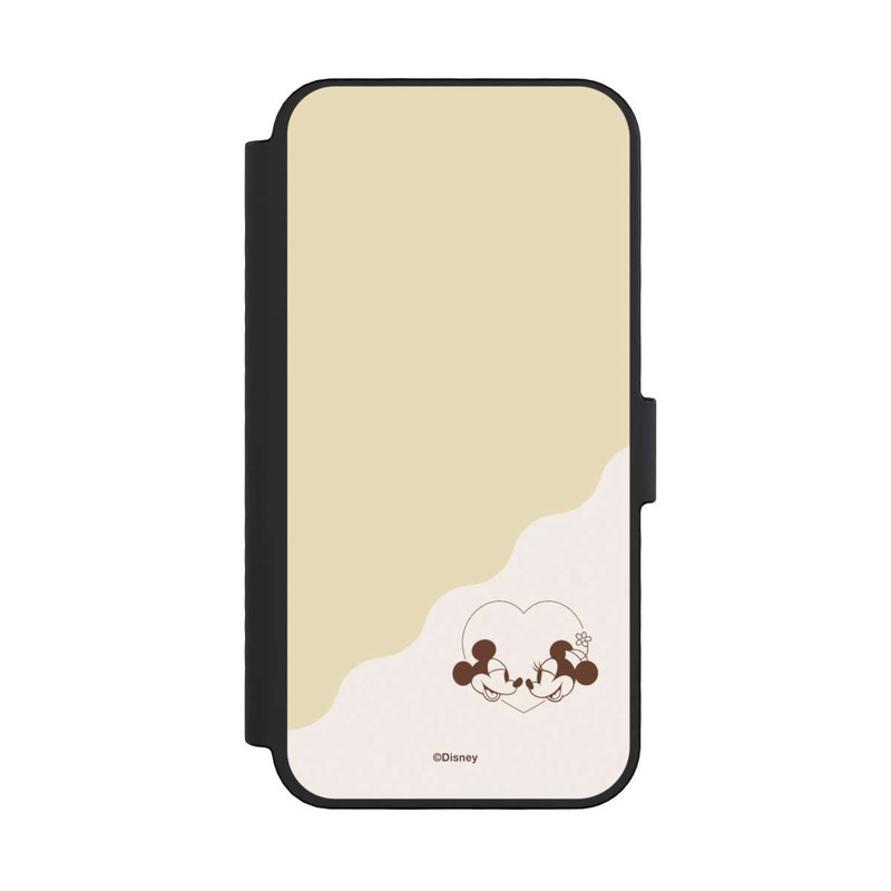 iPhone 16 Pro NIVOflip Mickey and Minnie Love Heart Beige