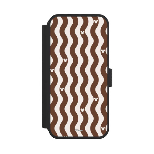 Apple iPhone 16 Pro NIVOflip Mickey Mouse Brown Pattern Waves
