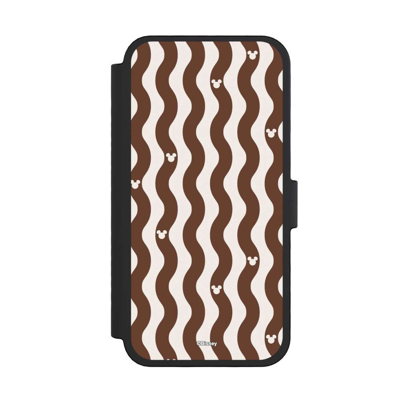 iPhone 16 Pro NIVOflip Micky Muster Braune Wellen