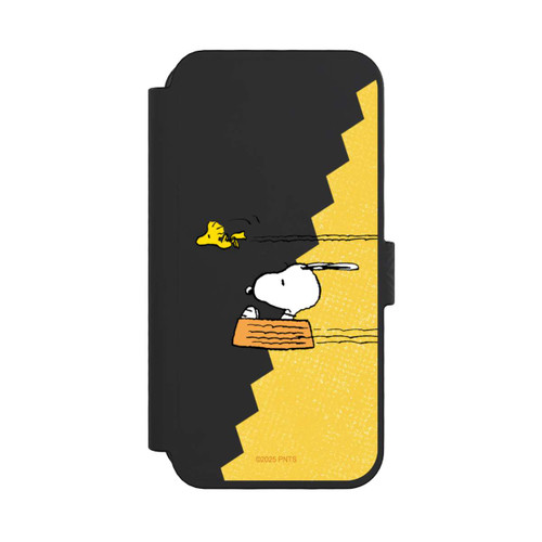 Apple iPhone 16 Pro NIVOflip Peanuts-Snoopy und Woodstock Transparent