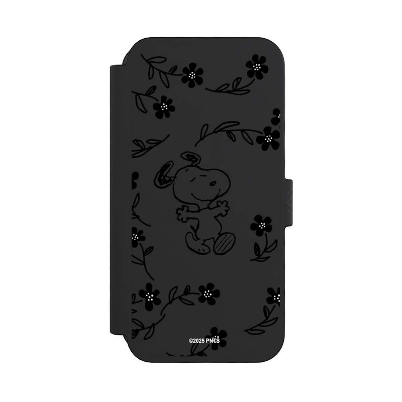 iPhone 16 Pro NIVOflip Snoopy und Flowers Transparent