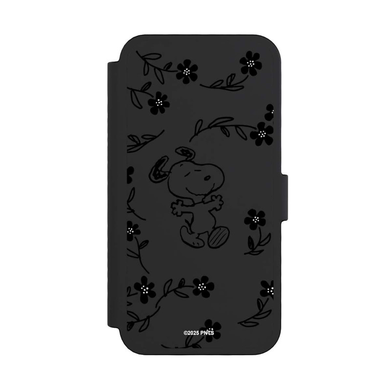 iPhone 16 Pro NIVOflip Snoopy und Flowers Transparent