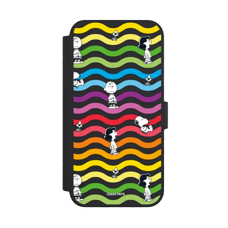 iPhone 16 Pro NIVOflip Snoopy Pattern Rainbow Transparent