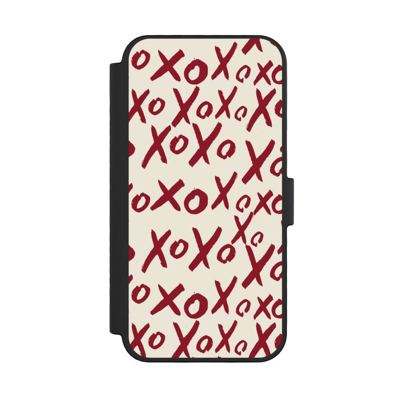 iPhone 16 Pro NIVOflip XOXO Love Pattern Beige
