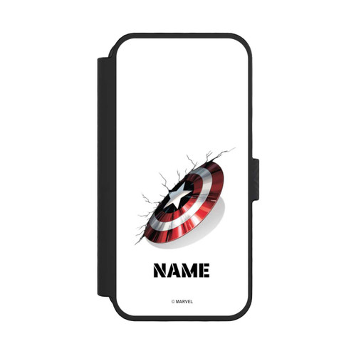 Apple iPhone 16 Pro NIVOflip Captain America Shield Personalisierbar